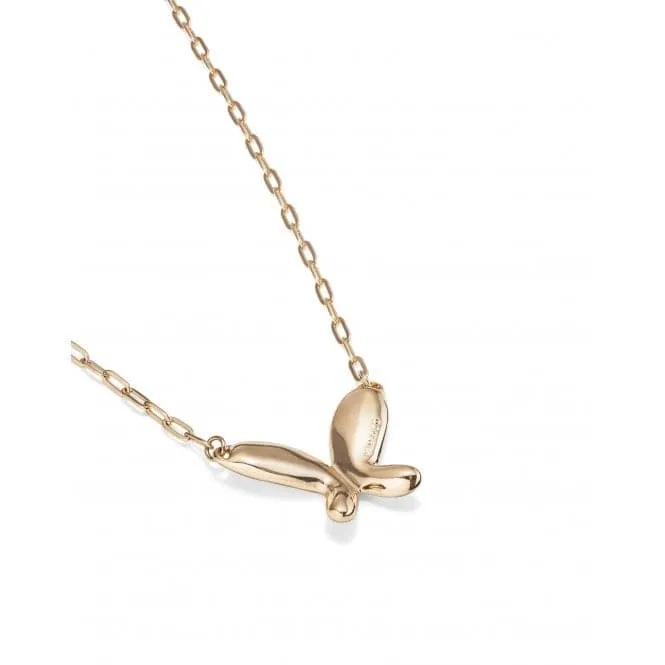18K Gold Plated Butterfly Wings Necklace  COL1860ORO000