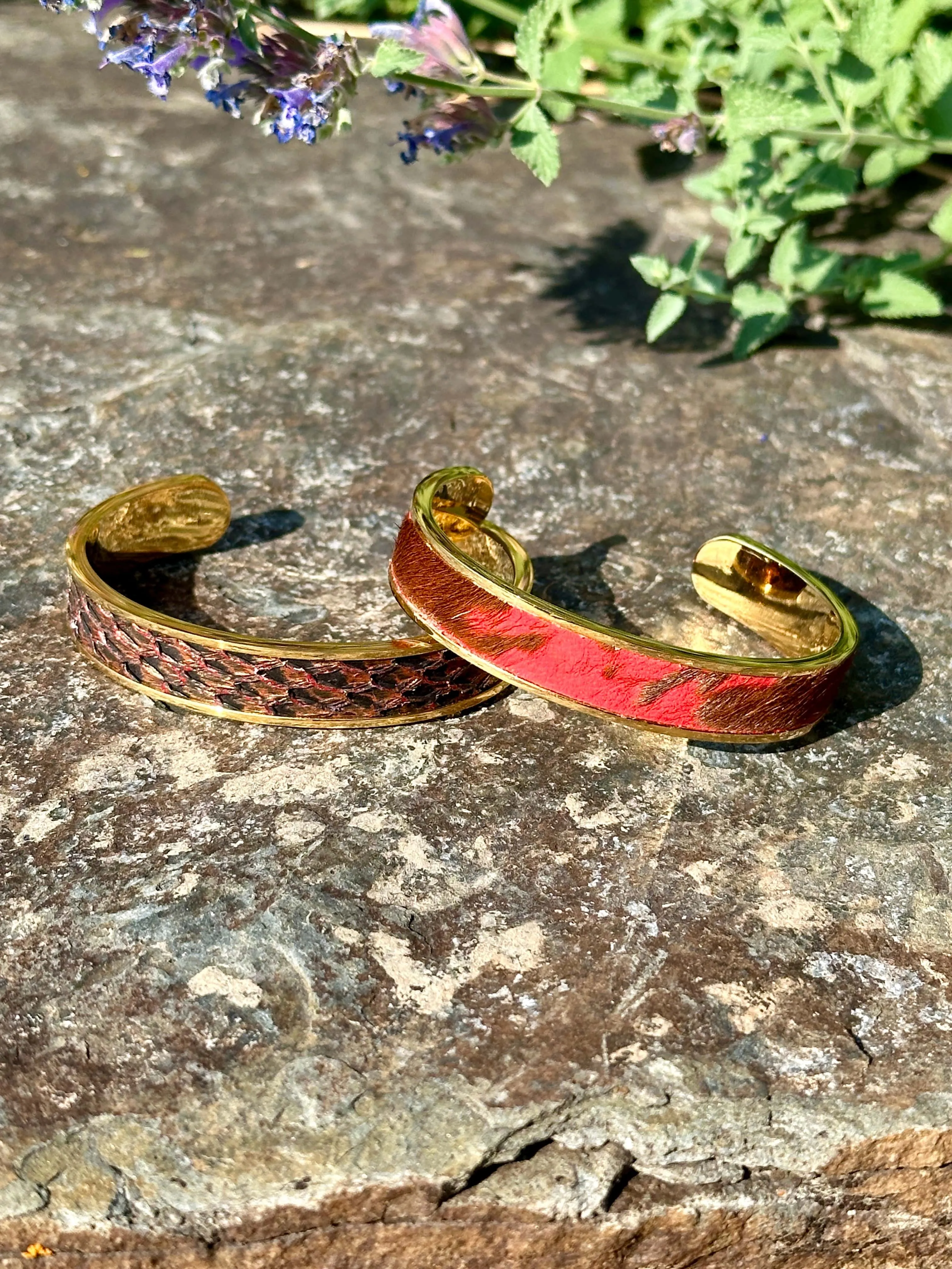 24K Gold Plated Cuff Bracelets