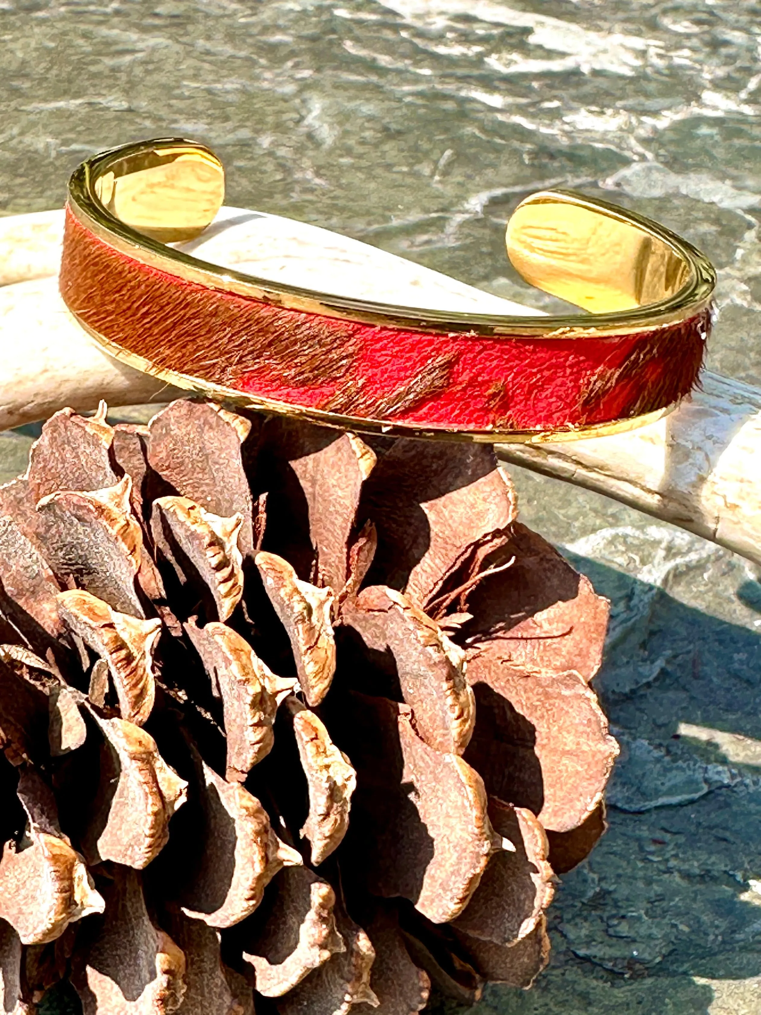 24K Gold Plated Cuff Bracelets