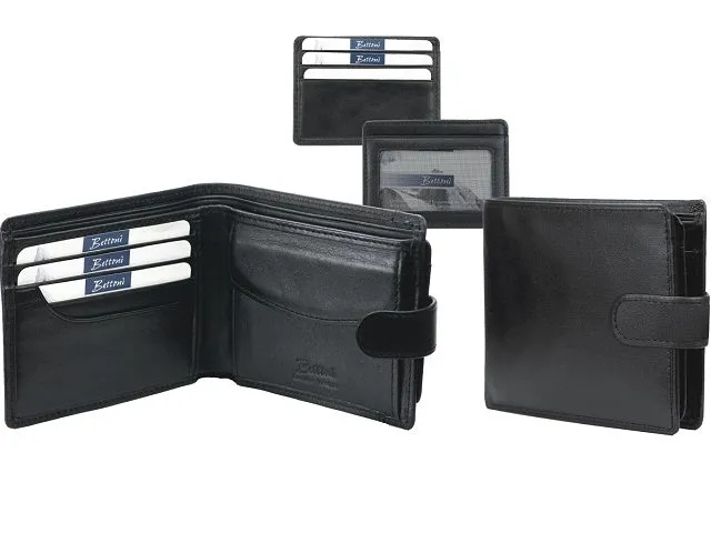 Adpel Napoli Leather Wallet | Black