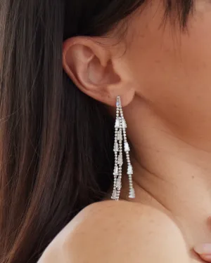 Athena Zircon Drop Earrings