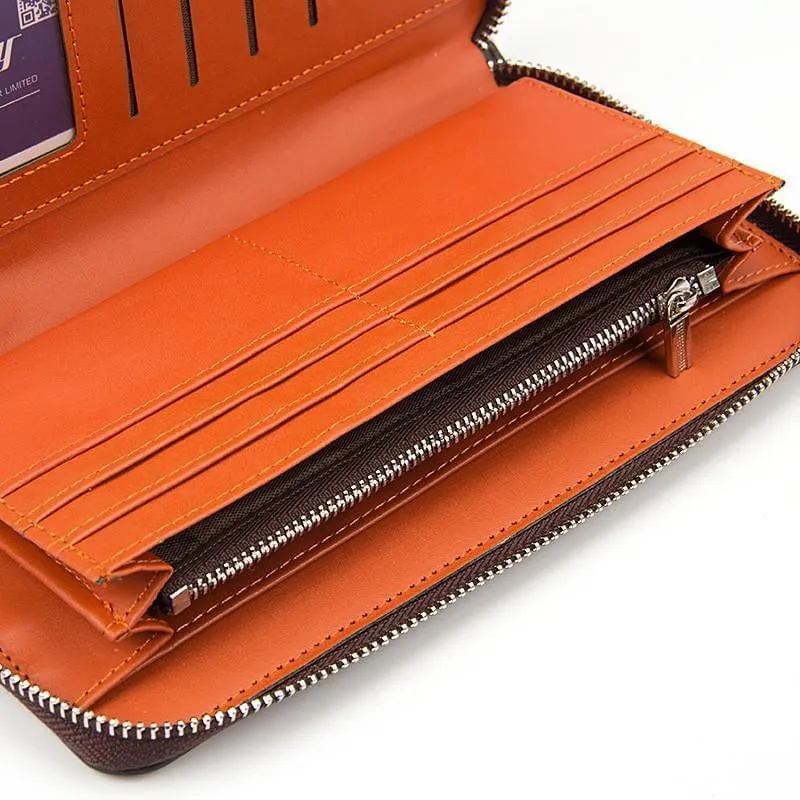 Baellerry Clutch Bag Leather Big Wallet
