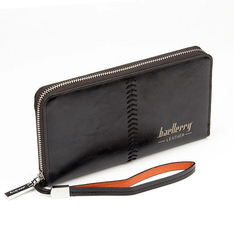 Baellerry Clutch Bag Leather Big Wallet