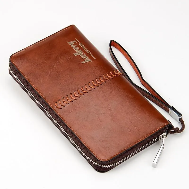 Baellerry Clutch Bag Leather Big Wallet