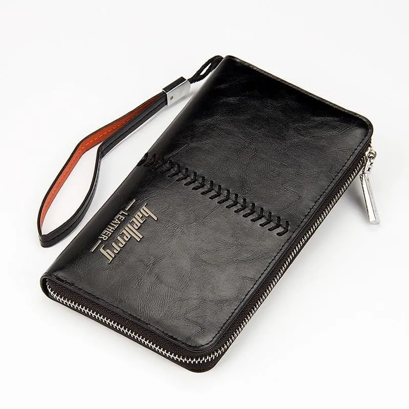 Baellerry Clutch Bag Leather Big Wallet