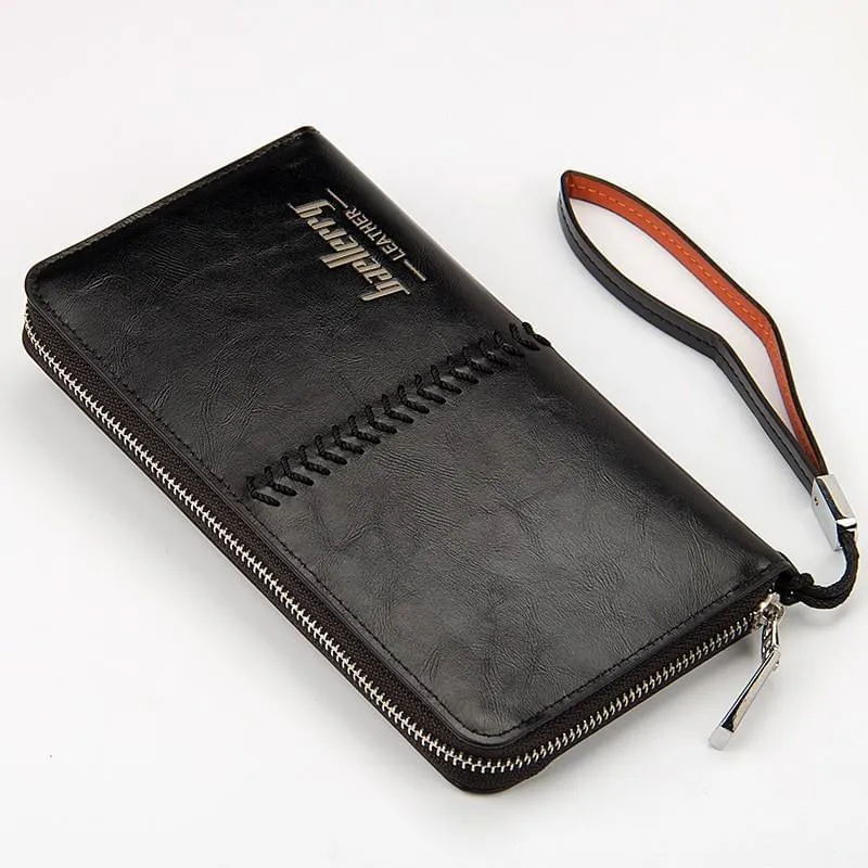 Baellerry Clutch Bag Leather Big Wallet