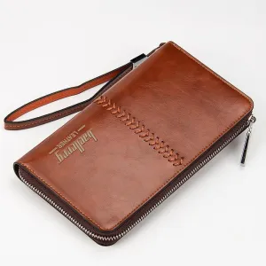 Baellerry Clutch Bag Leather Big Wallet