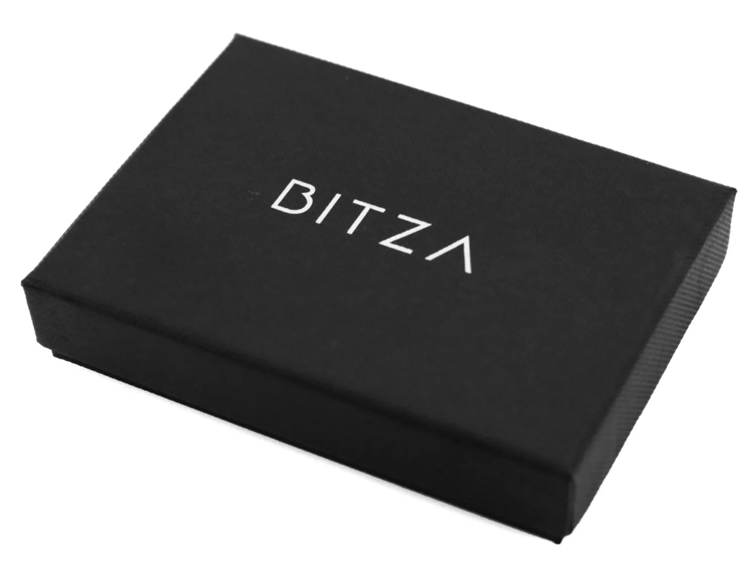 Bitza Ultra Slim Genuine Leather Card Holder Wallet with RFID Protection
