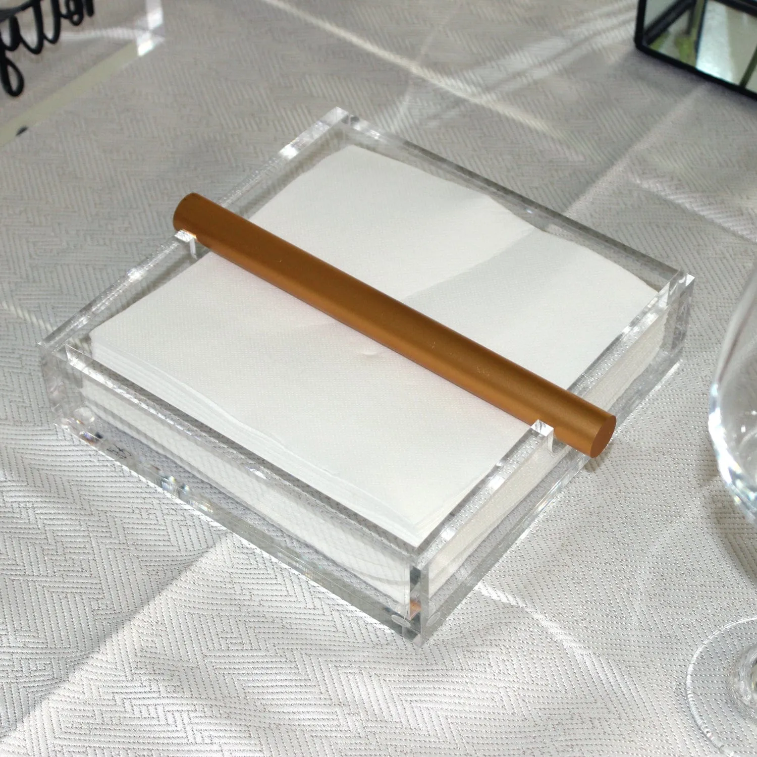 Black, White, & Gold Tablescape
