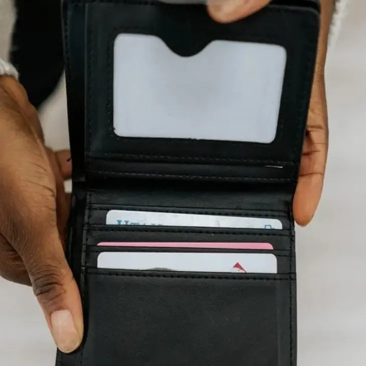 Bristol Mini Wallet in Black or White - ALL SALES FINAL