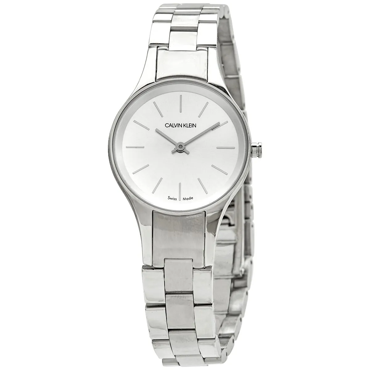 Calvin Klein Simplicity Quartz Silver Dial Ladies Watch K4323185