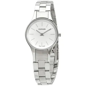 Calvin Klein Simplicity Quartz Silver Dial Ladies Watch K4323185
