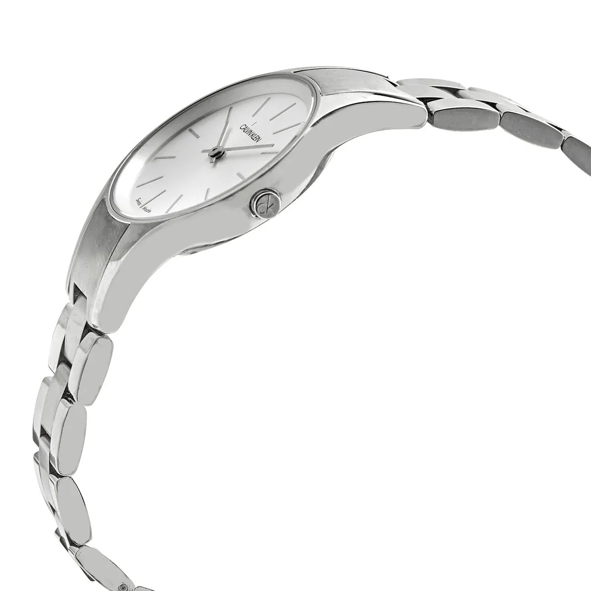Calvin Klein Simplicity Quartz Silver Dial Ladies Watch K4323185