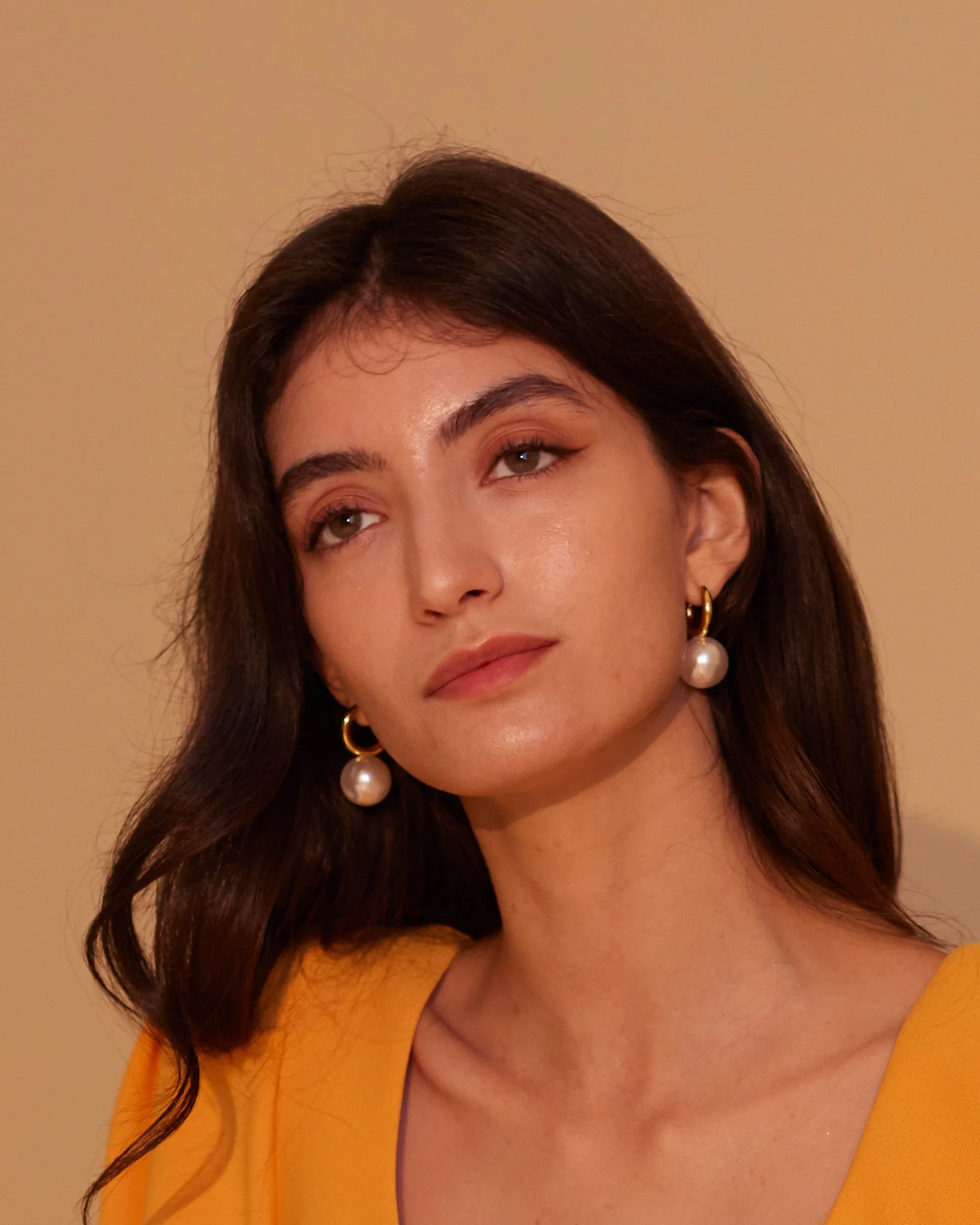Calypso Pearl Orb Earrings