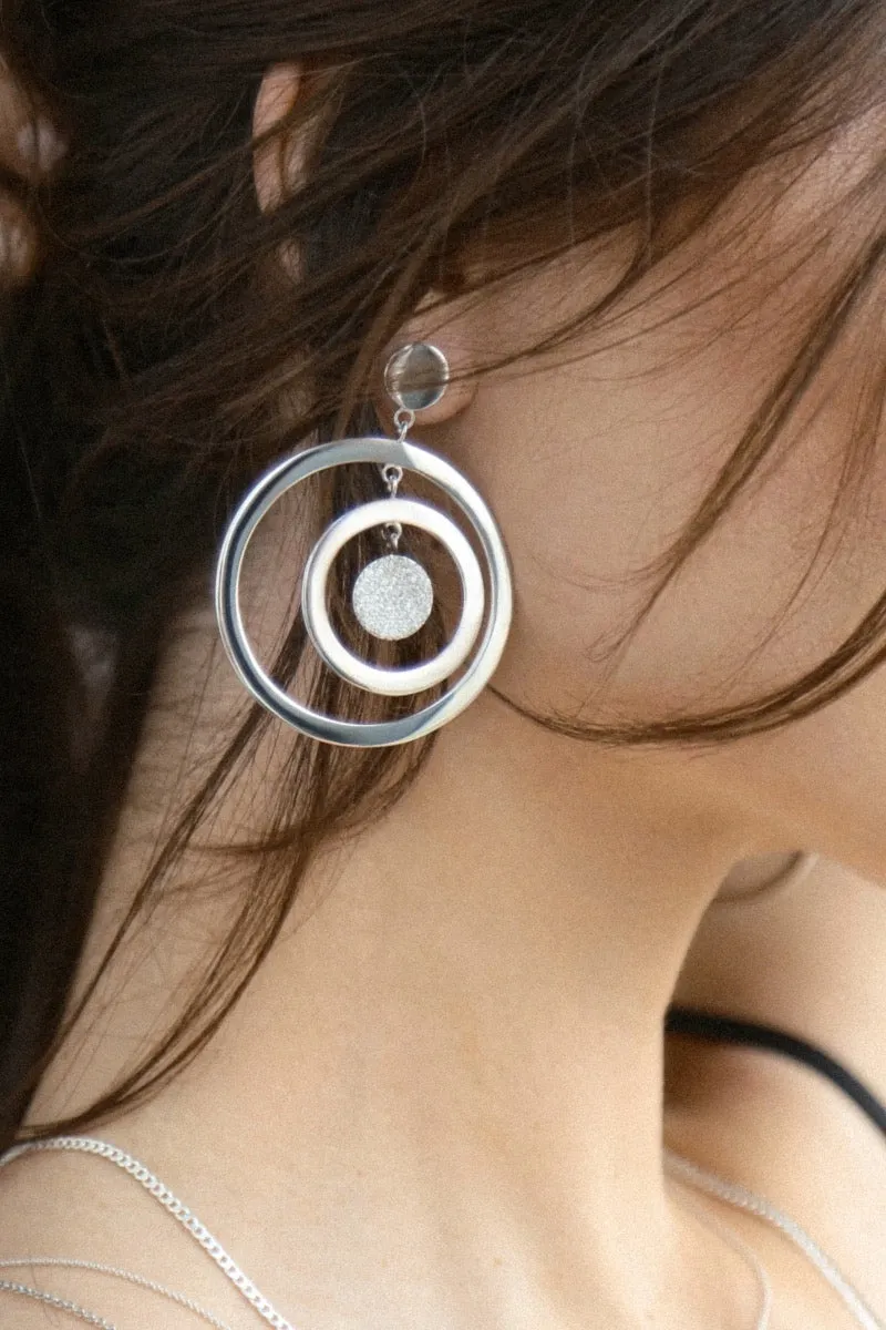 CANNES SILVER EARRINGS
