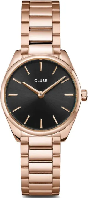CLU Watch Feroce Mini Black Rose Gold