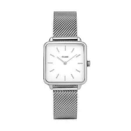 CLUSE La Tetragone Silver Watch CW0101207003