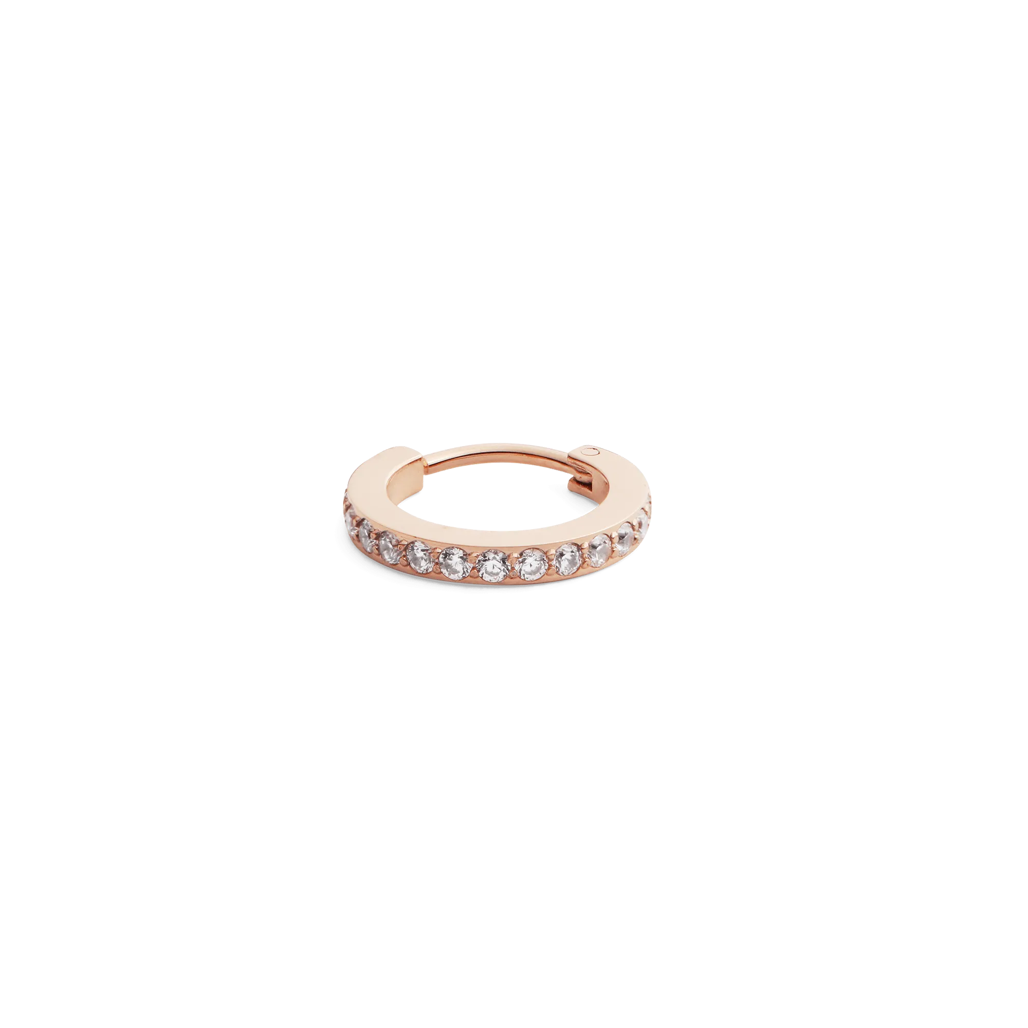 Daniel Wellington Crystal Hoop Earring Rose Gold