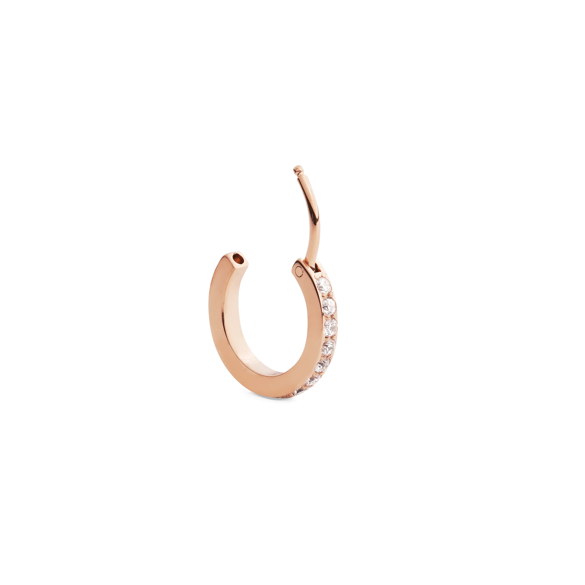 Daniel Wellington Crystal Hoop Earring Rose Gold