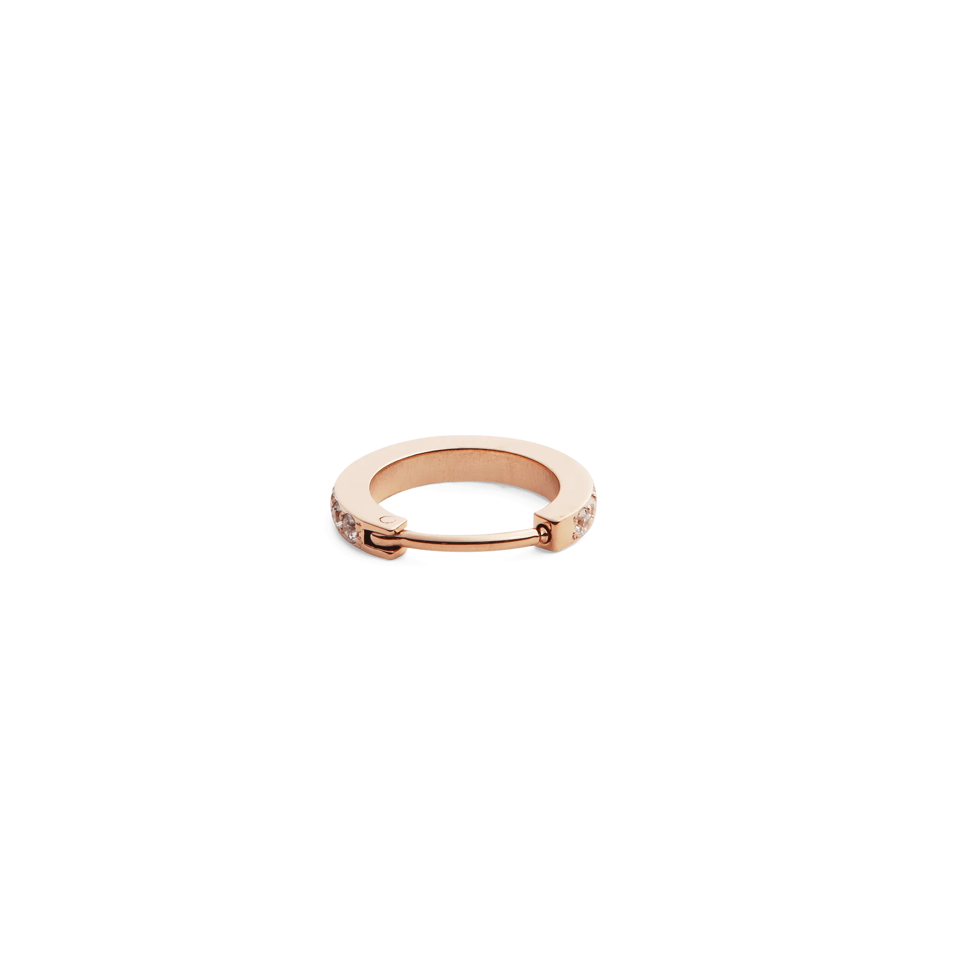Daniel Wellington Crystal Hoop Earring Rose Gold
