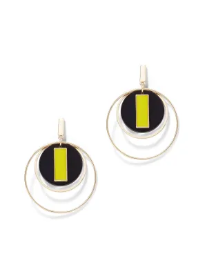 Double Hoop-Drop Earring