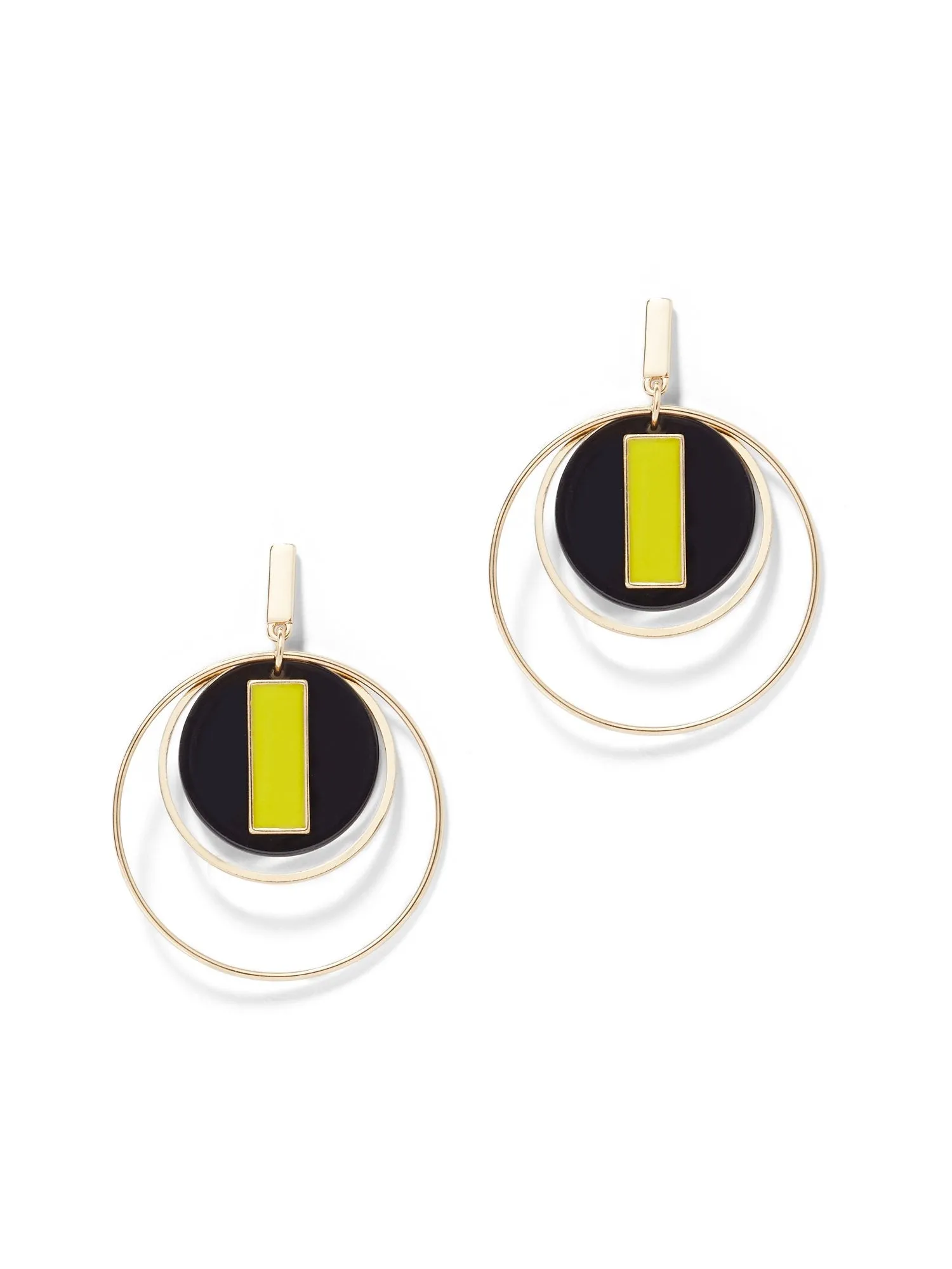 Double Hoop-Drop Earring
