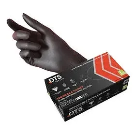 DTS DEFEND™ Black  Strong Nitrile Gloves