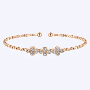 Emily Quatrefoil Diamond Station Cuff