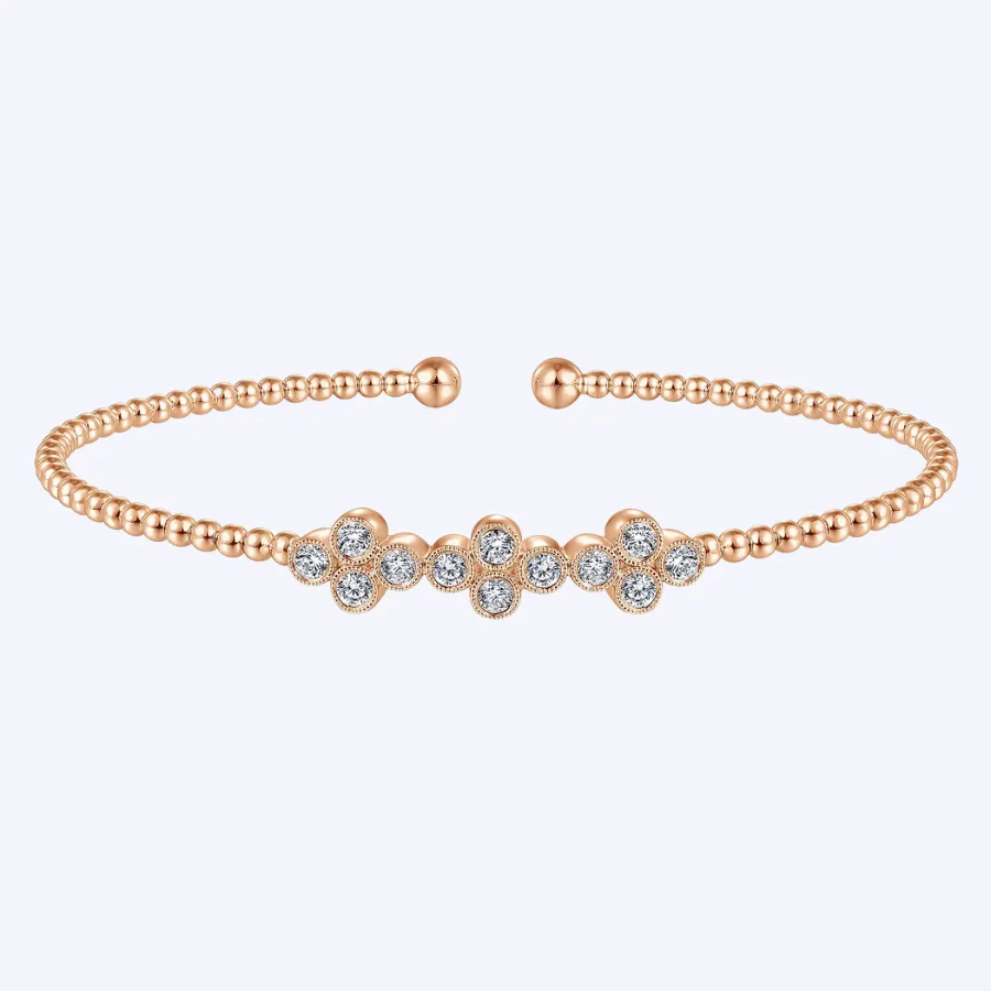 Emily Quatrefoil Diamond Station Cuff