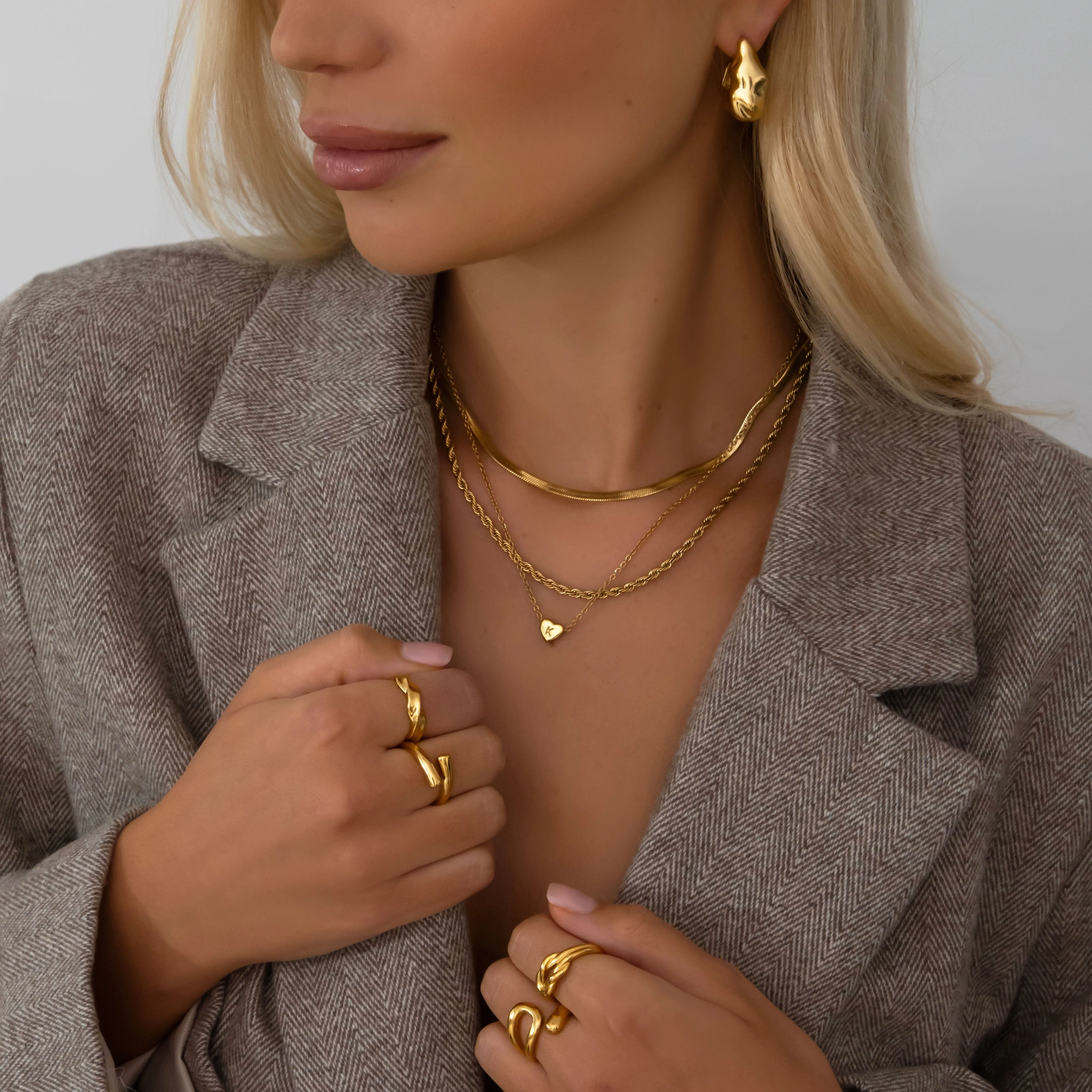 Enya Hoop Earrings