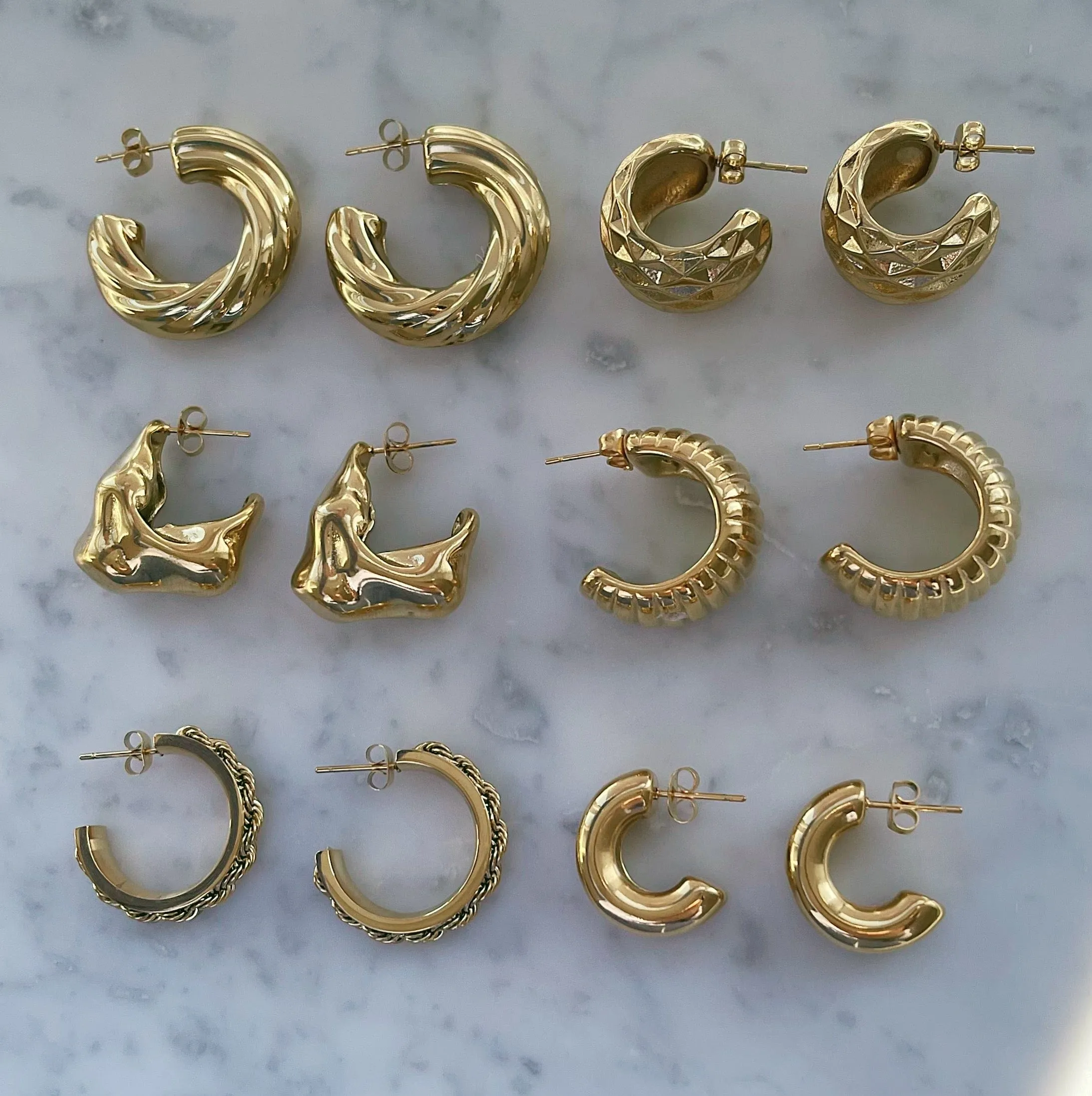 Enya Hoop Earrings