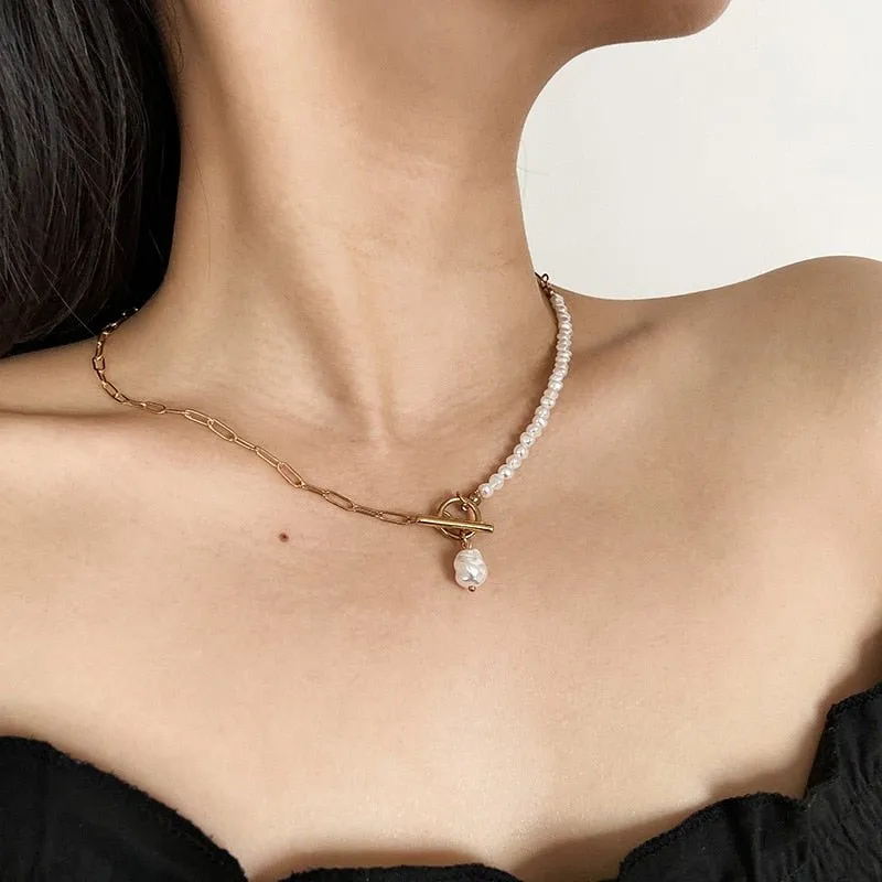 Fashion Shining Full Rhinestone Choker Necklaces For Women Geometric Simple Luxury Crystal Necklaces Statement Jewelry