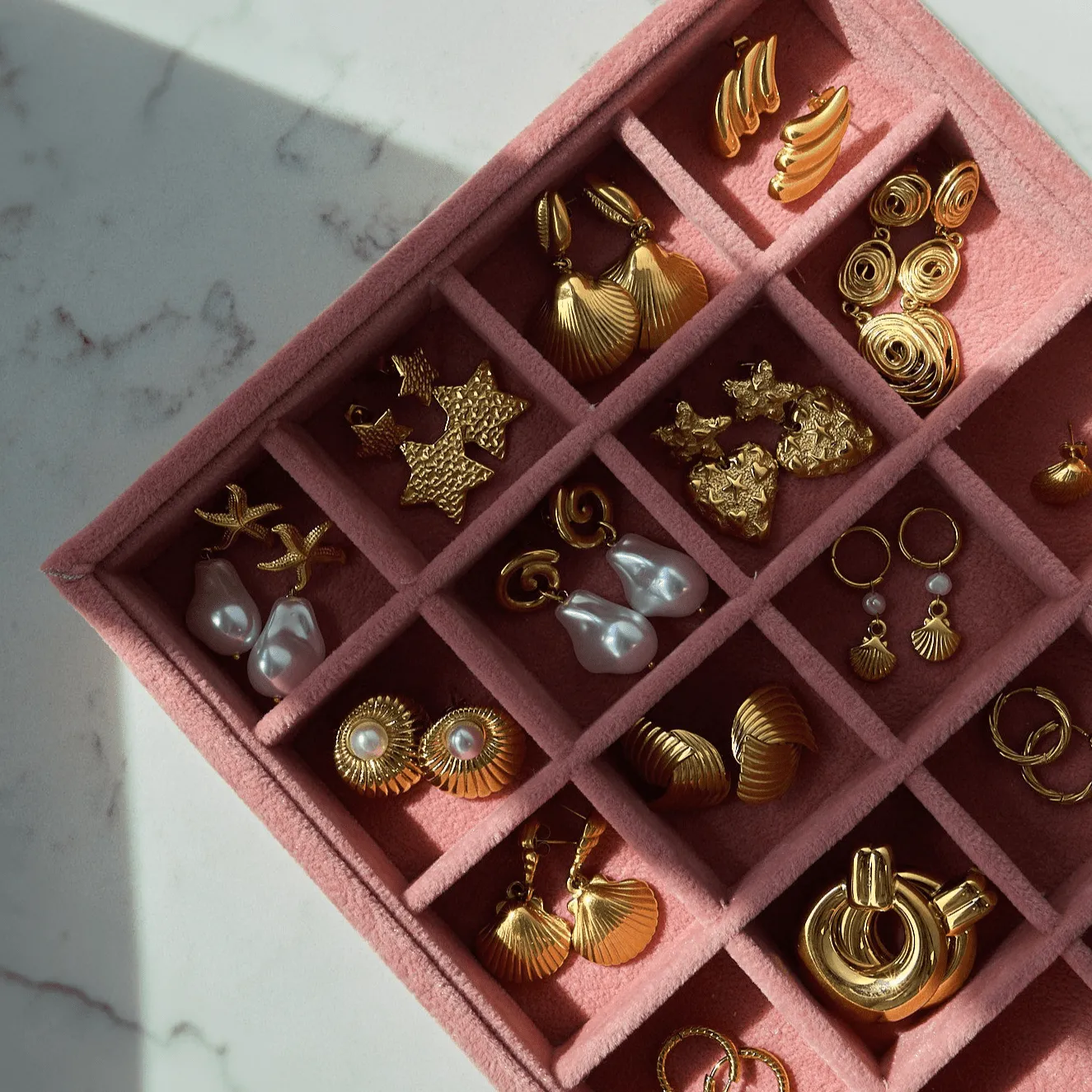 Gemma Pearl Stud Earrings