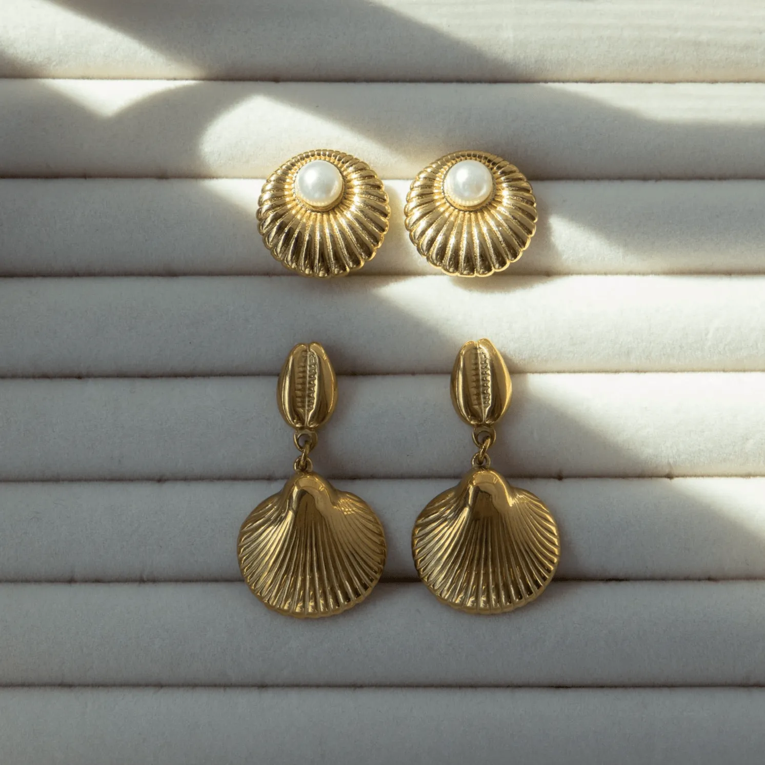 Gemma Pearl Stud Earrings