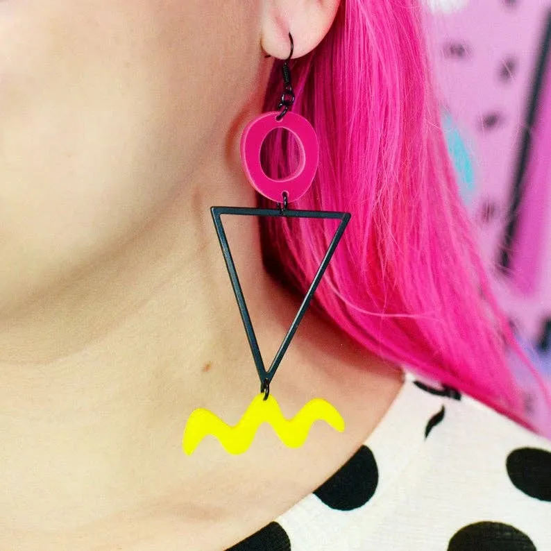 Geometric Statement Earrings