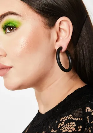 Glam Rocker Hoop Earrings