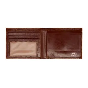 Golden Head Colorado RFID Bill Case with Mesh Pocket and Coin Pouch, Tobacco