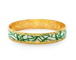 Green Bamboo Bangle