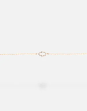 Hamsa Hand Diamond Bracelet
