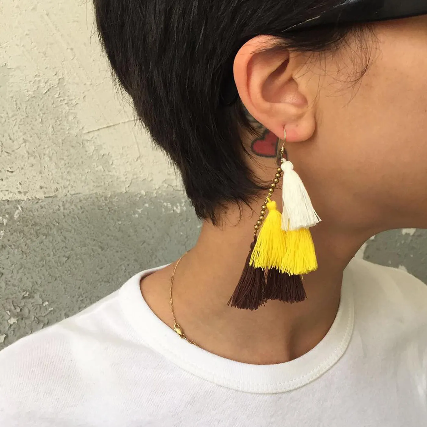 HANGING TASSELS EARRINGS