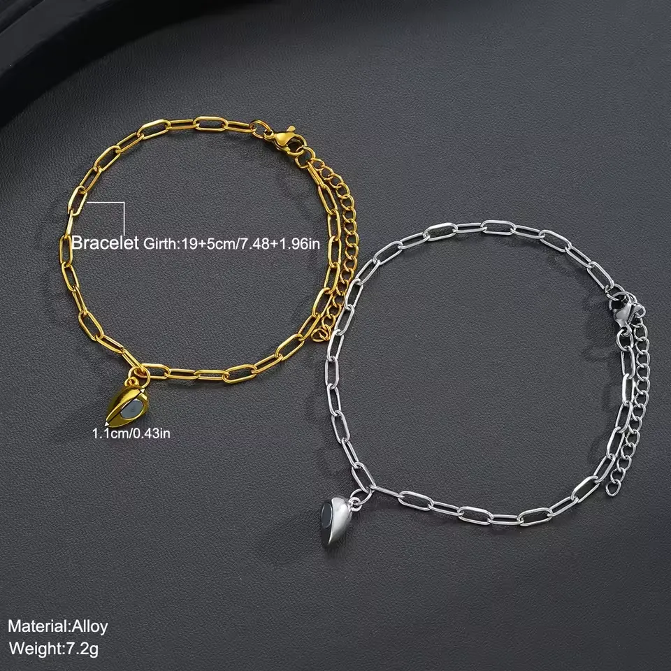 Heart Magnetic Bracelet Charm