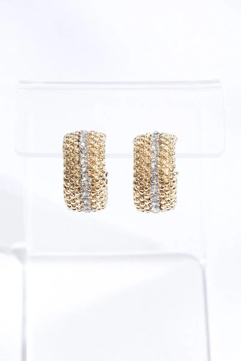 Holiday glam earrings