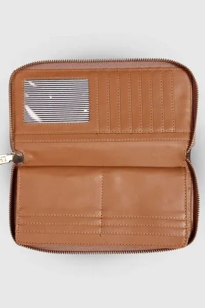 JESSICA WALLET PLAID CHOCOLATE