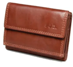 Johnny Black Bavaria Mini Tri-fold Leather Wallet - RFID | Brown