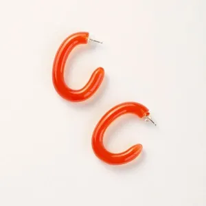 Large Glass Hoops (Tangello)