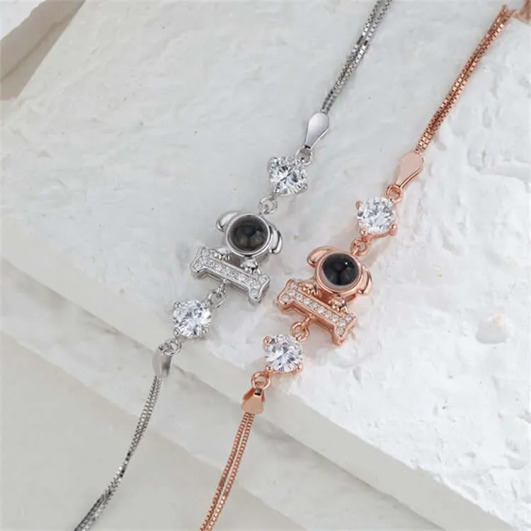 Lucky Cute Puppy Felicity Bracelet with Picture Inside