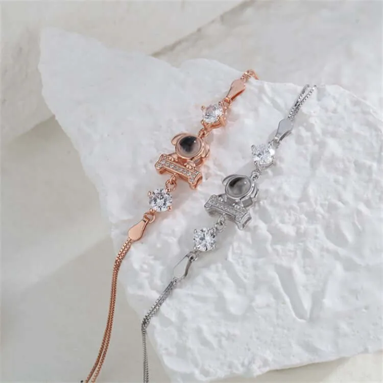 Lucky Cute Puppy Felicity Bracelet with Picture Inside