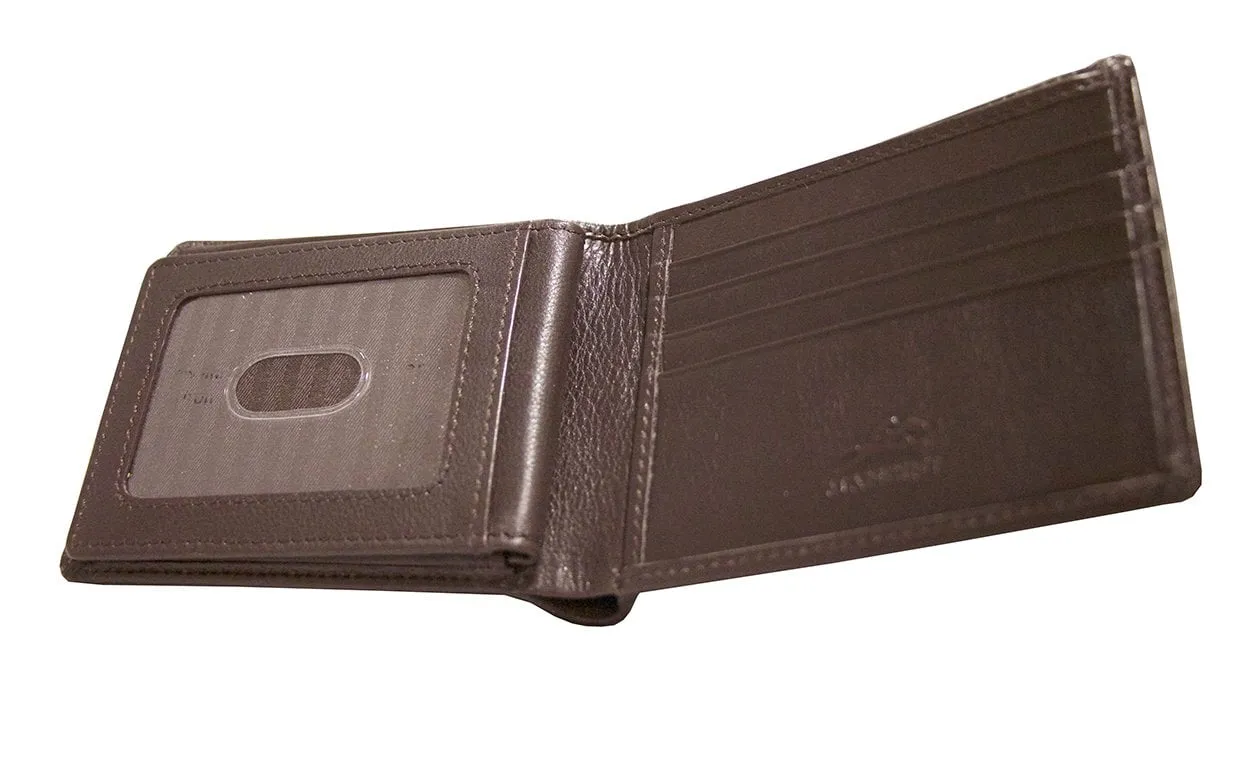 Mancini BOULDER Men's RFID Secure Billfold with Removable Passcase