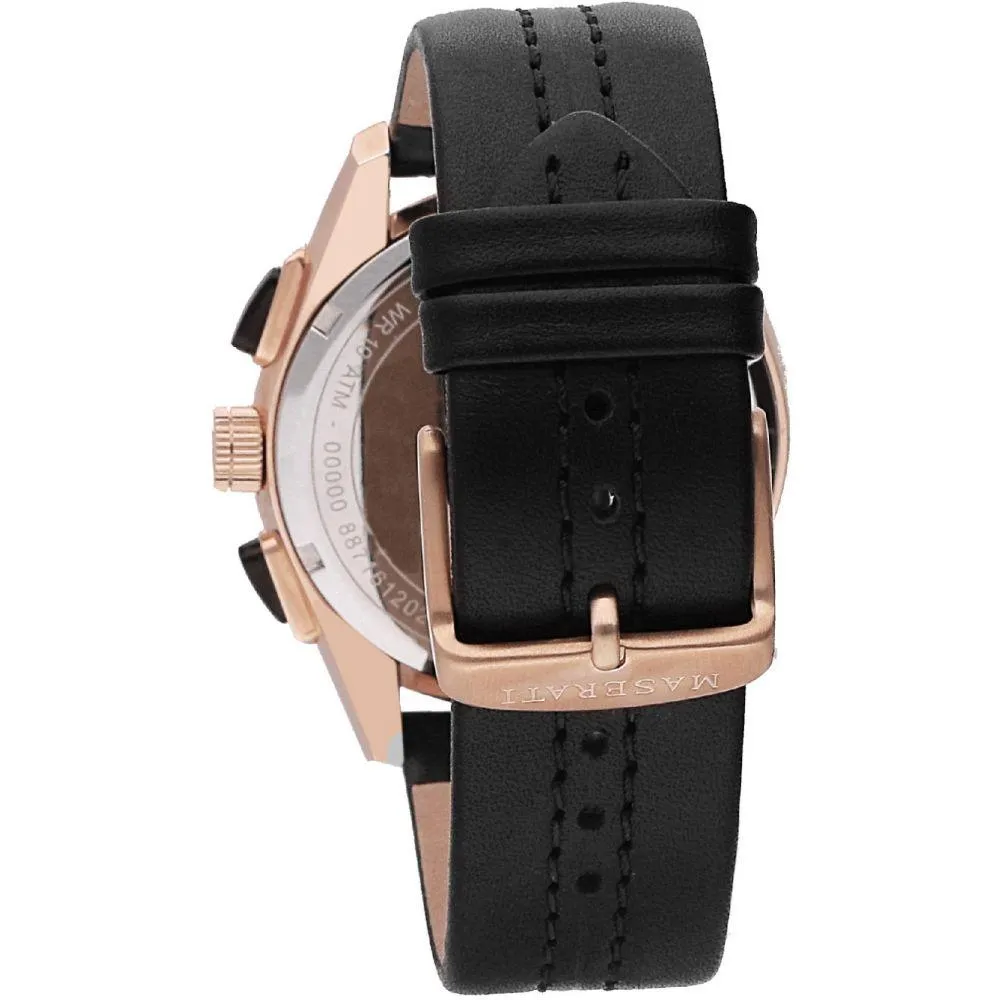 Maserati Traguardo Leather Men's Watch - R8871612025