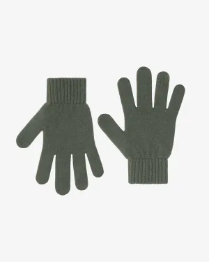 Merino Wool Gloves - Dusty Olive